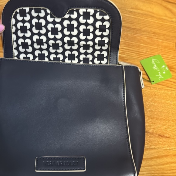 NWT Vera Bradley Women’s Blue Flap Crossbody Classic Navy Purse - Picture 7 of 10